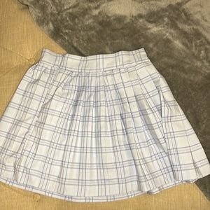 This is a light purple blueish color pleated skirt! It just wasn’t my style :) !